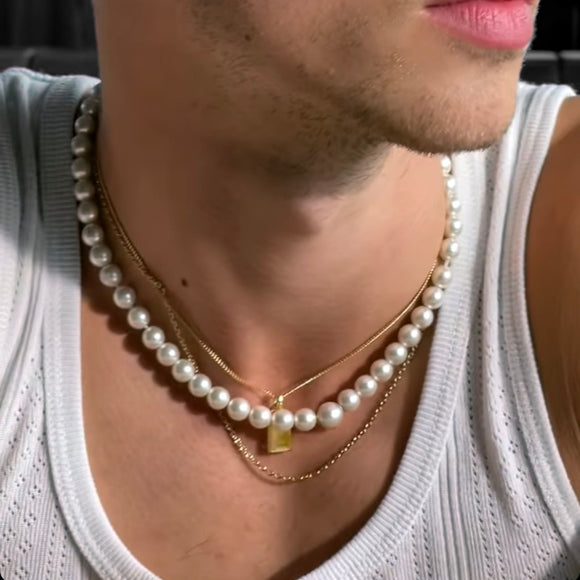 PEARL NECKLACE WHITE 