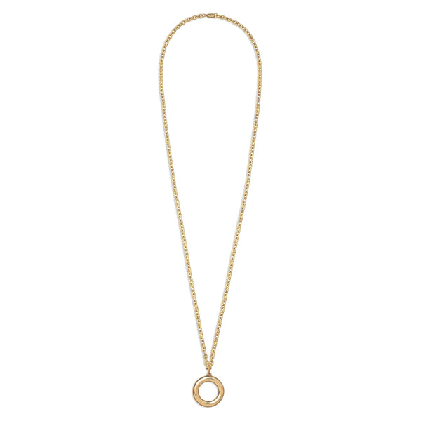 54 FLORAL T-BAR TOGGLE DISC CHARM PENDANT SLIM 3MM NECKLACE CHAIN - SILVER/GOLD