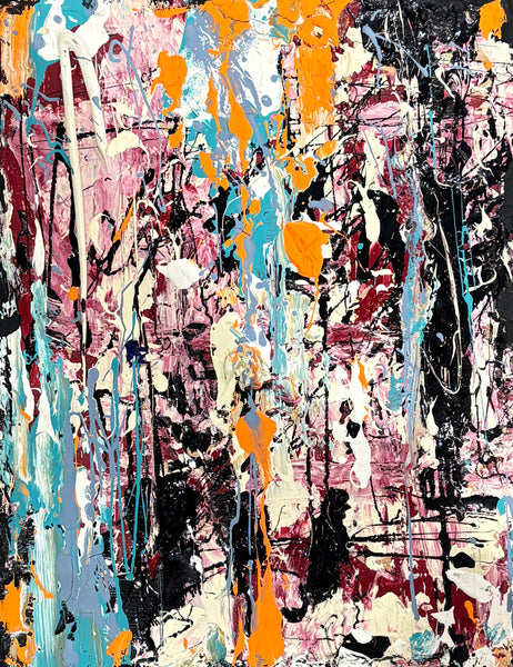 'River Flows' By Abstract Artist Stuart Pearce
