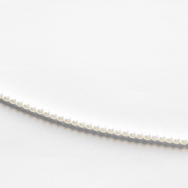 54 Floral - Pearl Bead Ball Cross Necklace Pendant Necklace Chain Silver
