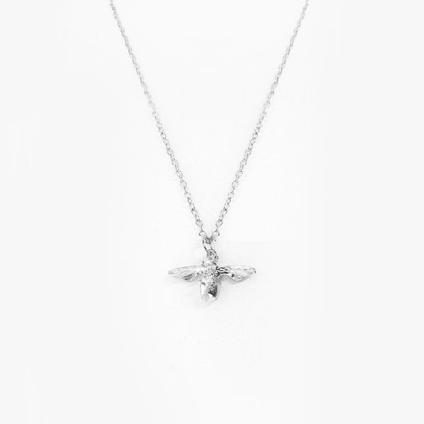 54 FLORAL MANCHESTER BEE INSECT PENDANT NECKLACE CHAIN