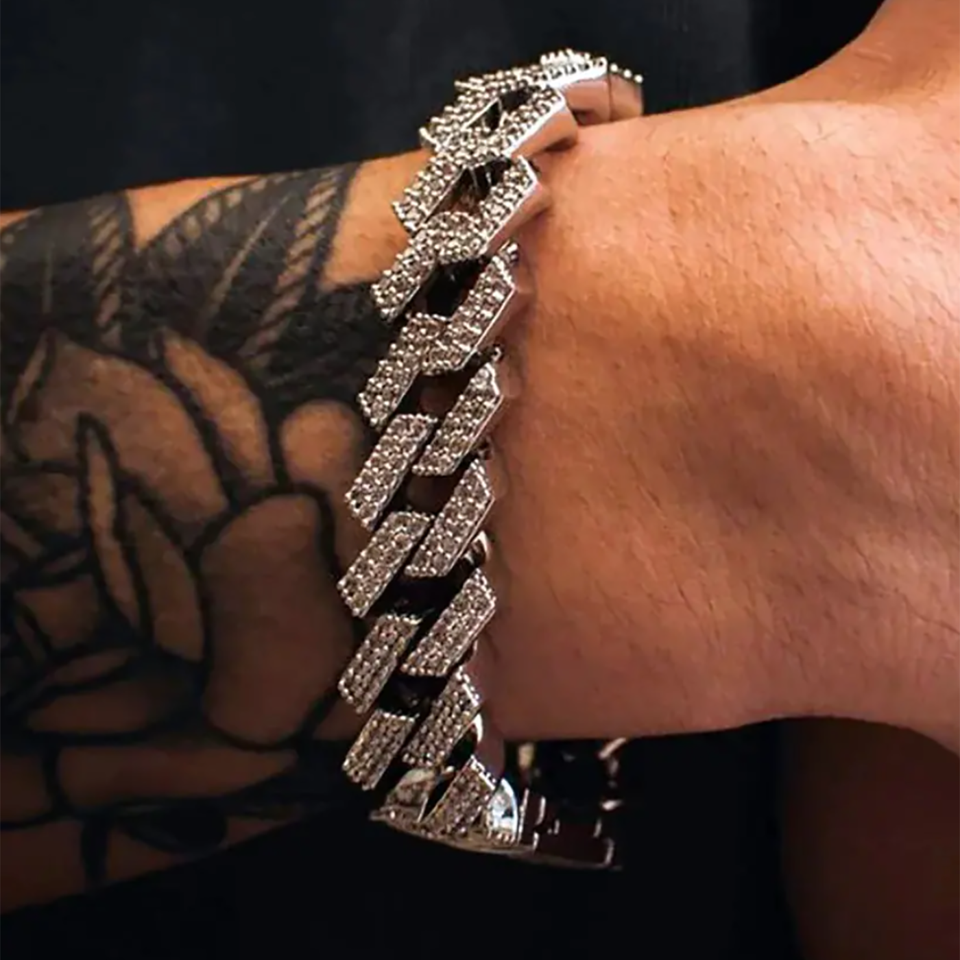 Diamond curb 2025 link bracelet
