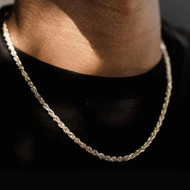 54 FLORAL 6mm SNAKE ROPE NECKLACE CHAIN