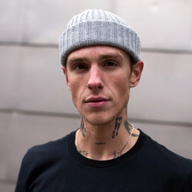 54 FLORAL PREMIUM FULL RIB BEANIE HAT