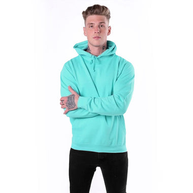 54 FLORAL PREMIUM PULLOVER HOODY - TURQUOISE BLUE