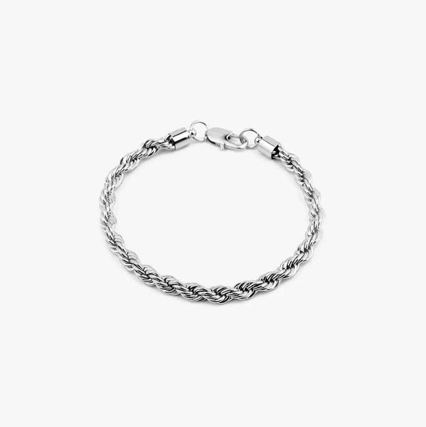 54 FLORAL 5mm SNAKE TWIST ROPE BRACELET