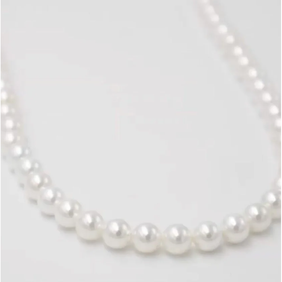 54 FLORAL 4mm PEARL BEAD BRACELET CHAIN
