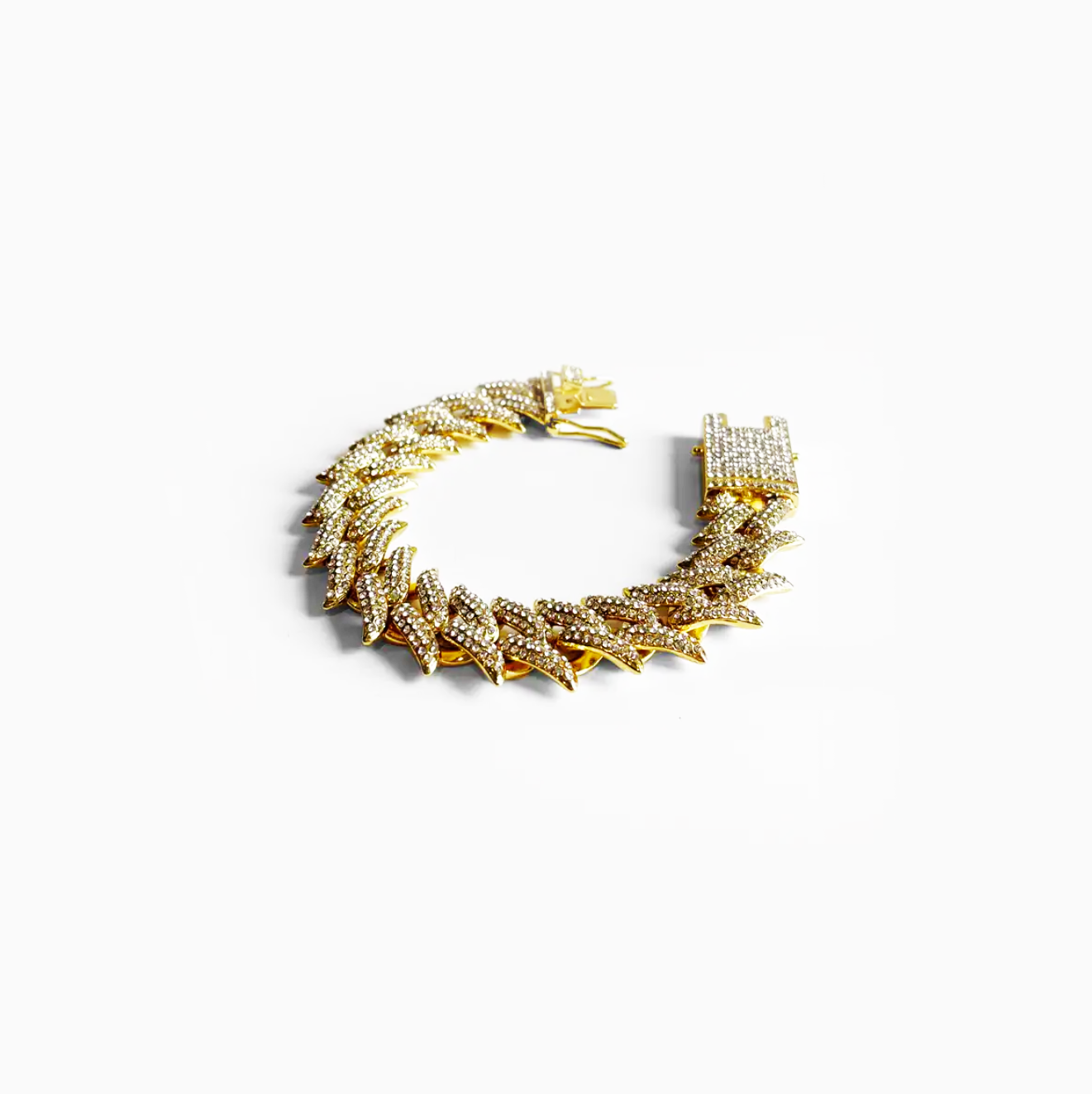 Spiked diamond bracelet deals