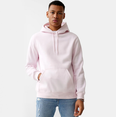 54 FLORAL PREMIUM PULLOVER HOODY - BABY PINK