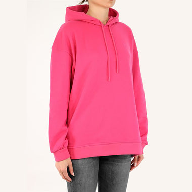 54 FLORAL PREMIUM PULLOVER HOODY - HOT FUCHSIA PINK
