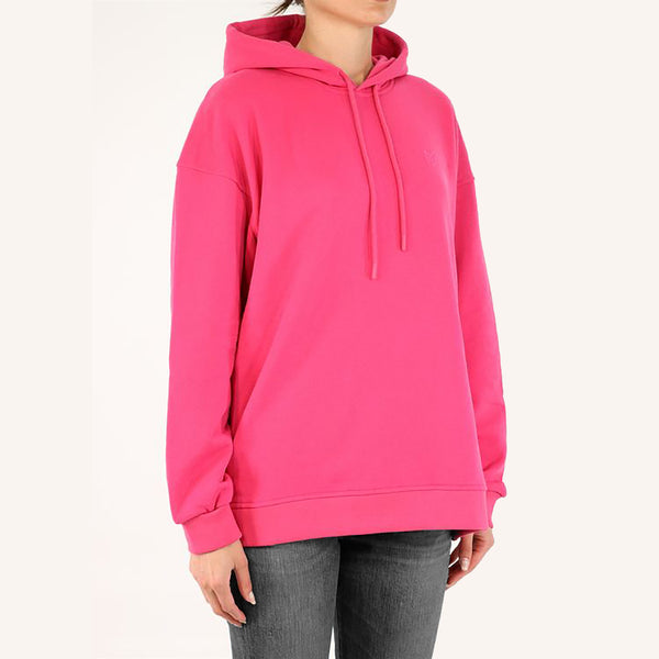 54 FLORAL PREMIUM PULLOVER HOODY - HOT FUCHSIA PINK