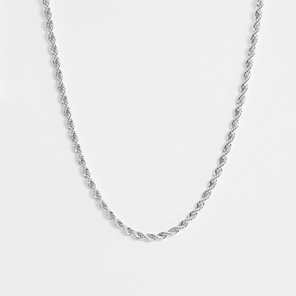 54 FLORAL 6mm SNAKE ROPE NECKLACE CHAIN