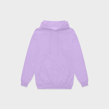 54 FLORAL PREMIUM PULLOVER HOODY - LAVENDER PURPLE