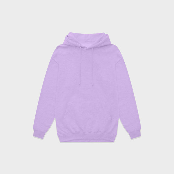 54 FLORAL PREMIUM PULLOVER HOODY - LAVENDER PURPLE