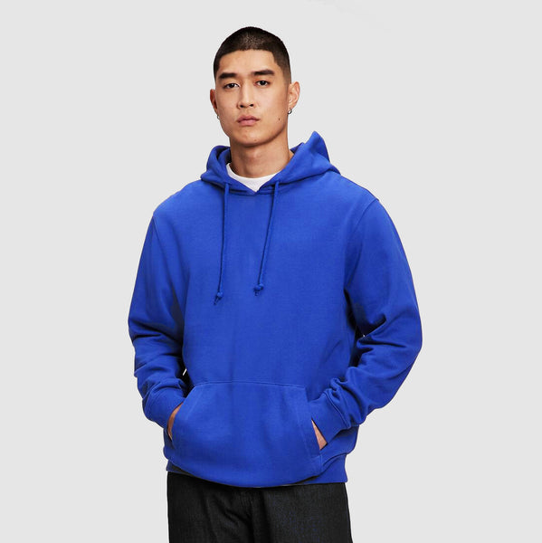 54 FLORAL PREMIUM PULLOVER HOODY - ROYAL COBALT BLUE
