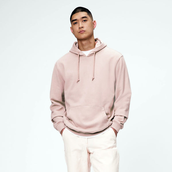 54 FLORAL PREMIUM PULLOVER HOODY - DUSTY PINK