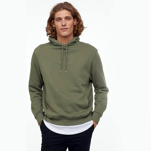 54 FLORAL PREMIUM PULLOVER HOODY - KHAKI GREEN