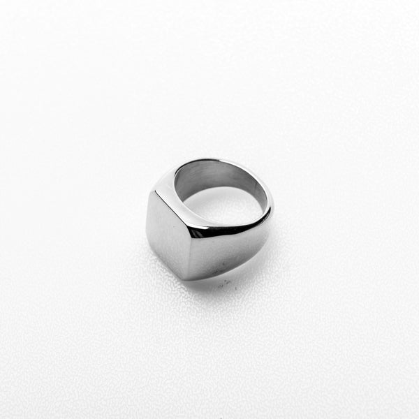 KEENA SQUARE SIGNET RING | SILVER Rings Urban Clothing from 54 Floral Clothing